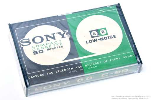 1972 Sony LOW-NOISE C-90