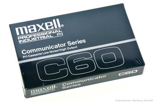 1986 Maxell Communicator Series C60